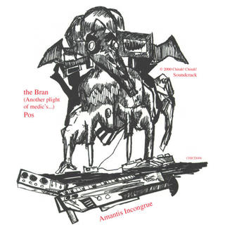 A ghoulish drawing of a creature designed by Bonnie Banks.