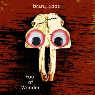 A cartoonish gopher skull with googly eyes on a red backdrop