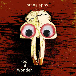 A cartoonish gopher skull with googly eyes on a red backdrop